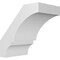 Ekena Millwork 4-in. W x 6-in. D x 6-in. H Balboa Architectural Grade PVC Knee Brace BRCP04X06X06BOA - alternate 1
